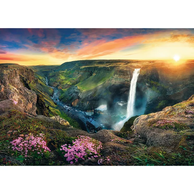Háifoss Waterfall, Iceland