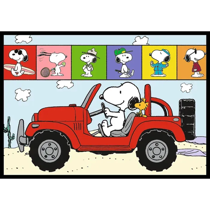 4 Puzzles - Peanuts auf Abenteuer