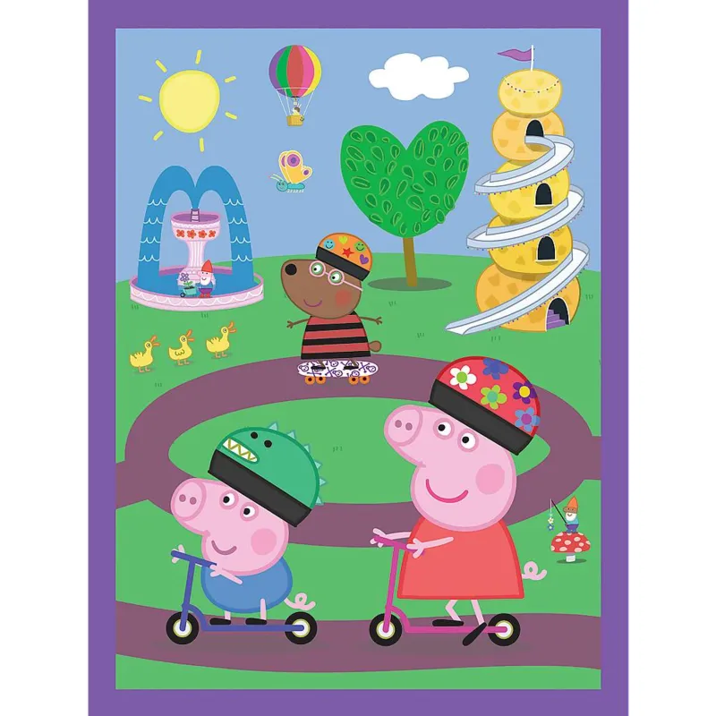 2 Puzzles - Glückliche Momente mit Peppa Pig