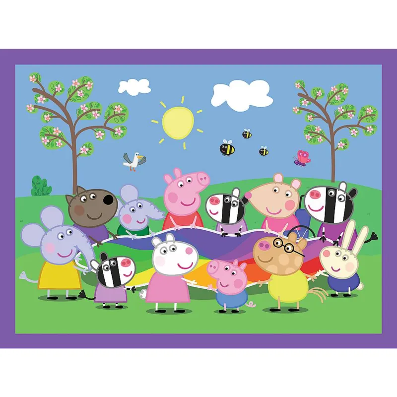 2 Puzzles - Glückliche Momente mit Peppa Pig