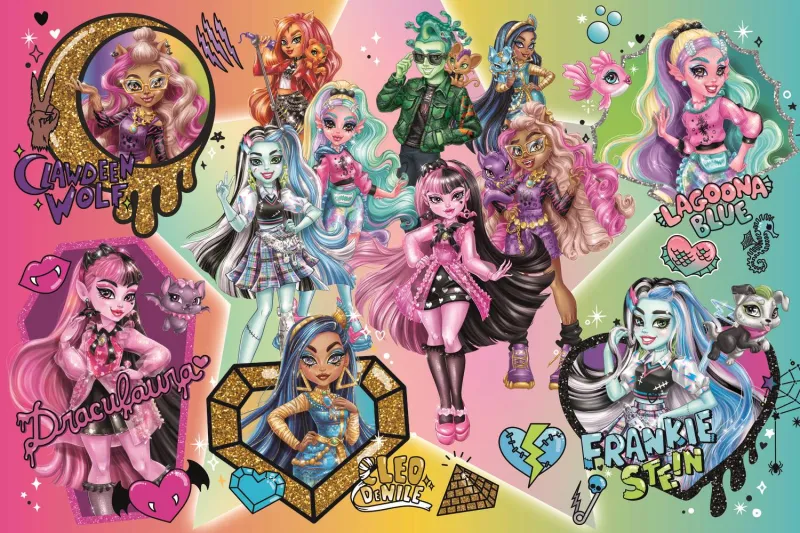 XXL Teile - Zombies Auf Dem Gipfel! - Mattel. Monster High
