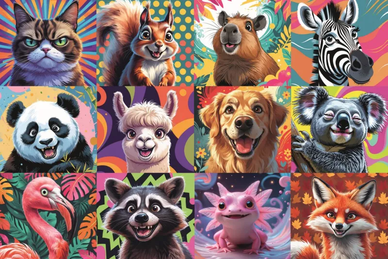 XXL Teile - Lustige Tierportraits