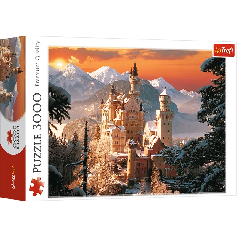 Jigsaw Puzzle - 3000 Pieces - Neuschwanstein Castle in the Wintertime