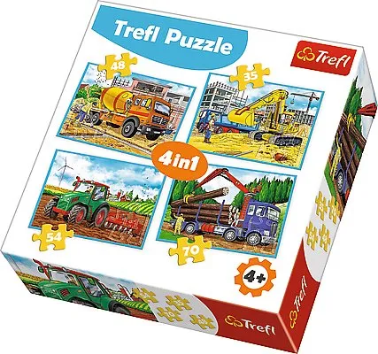 4 Puzzles - Fahrzeuge