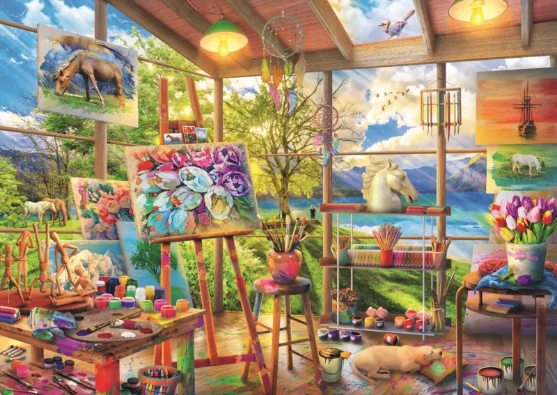 2 Puzzles - Die Kunst Der Malerei