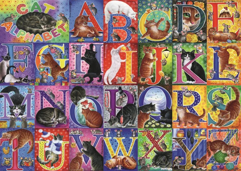 Katzen-Alphabet