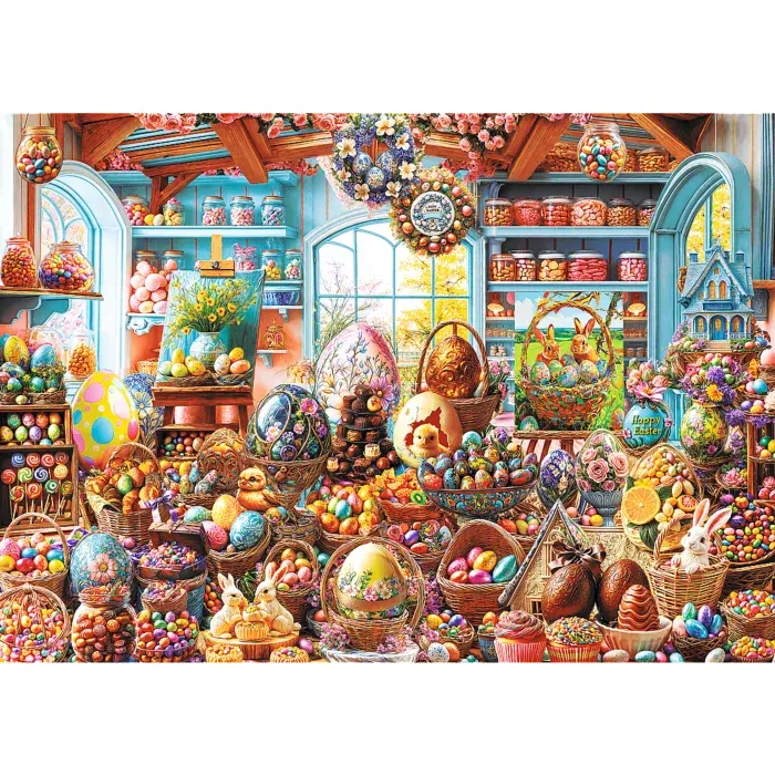 Ostern im Süßwarenladen