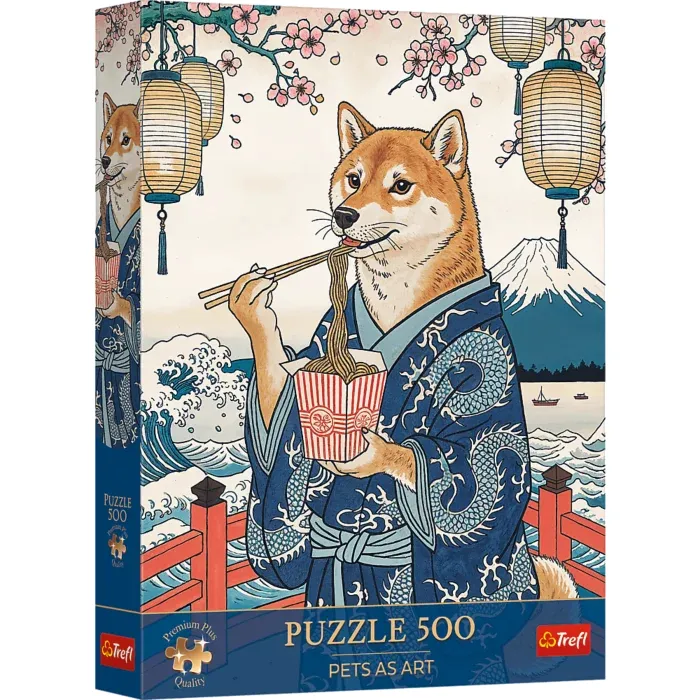 Pets as Art - Shiba Ramen-Meditation