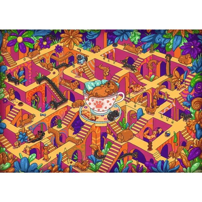 The Impossible Maze - Glückliche Dackel