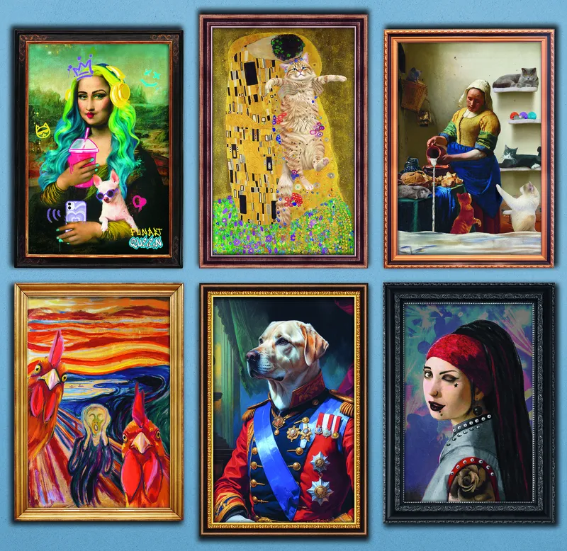 Kuriose Kunstsammlung
