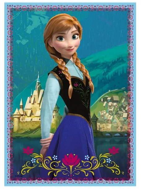 4 Puzzles - Disney: Frozen