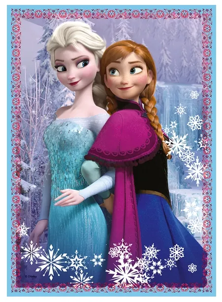 4 Puzzles - Disney: Frozen
