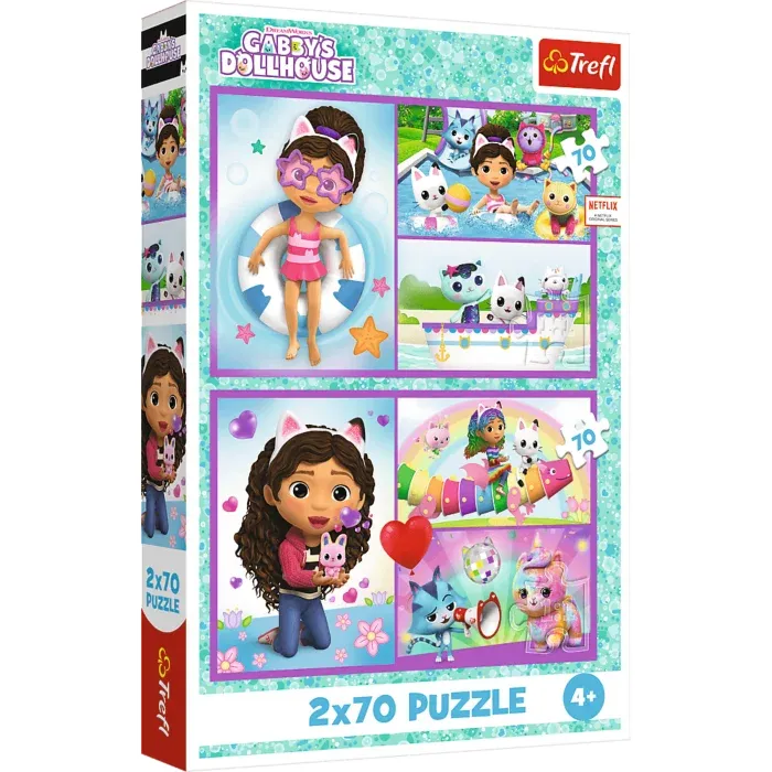 2 Puzzles - Spielen mit Gabby