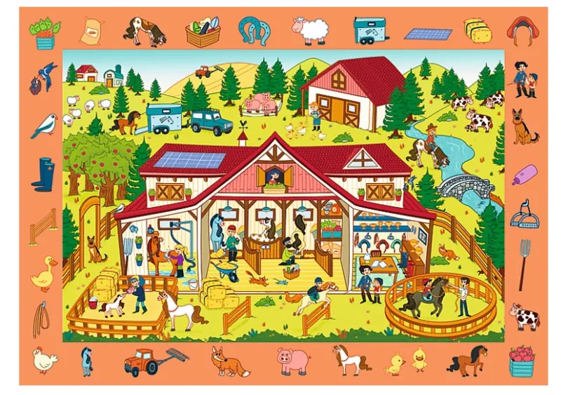 Puzzle Observation - Bauernhof