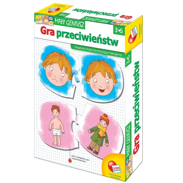 Pädagogische Puzzle: Logischer Verbindung von Bildern (Anweisungen im Polnisch)