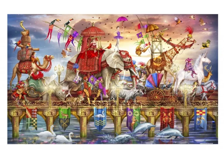 Puzzle aus Kunststoff - Ein Weg