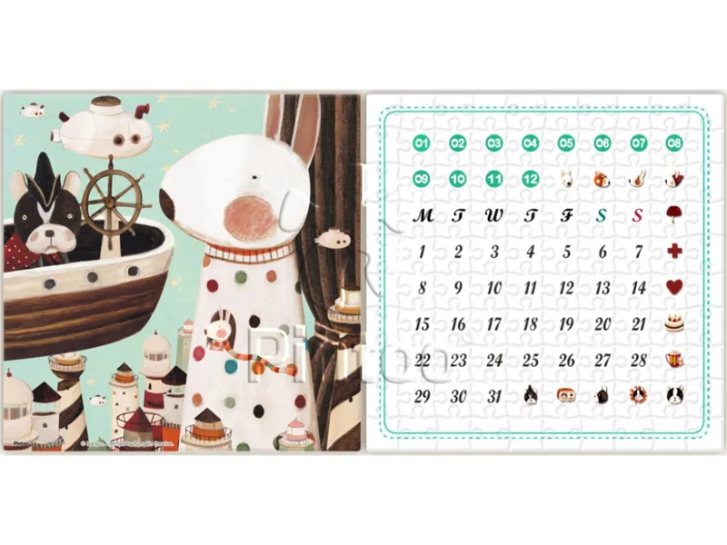 Puzzle-Kalender - Lighthouse