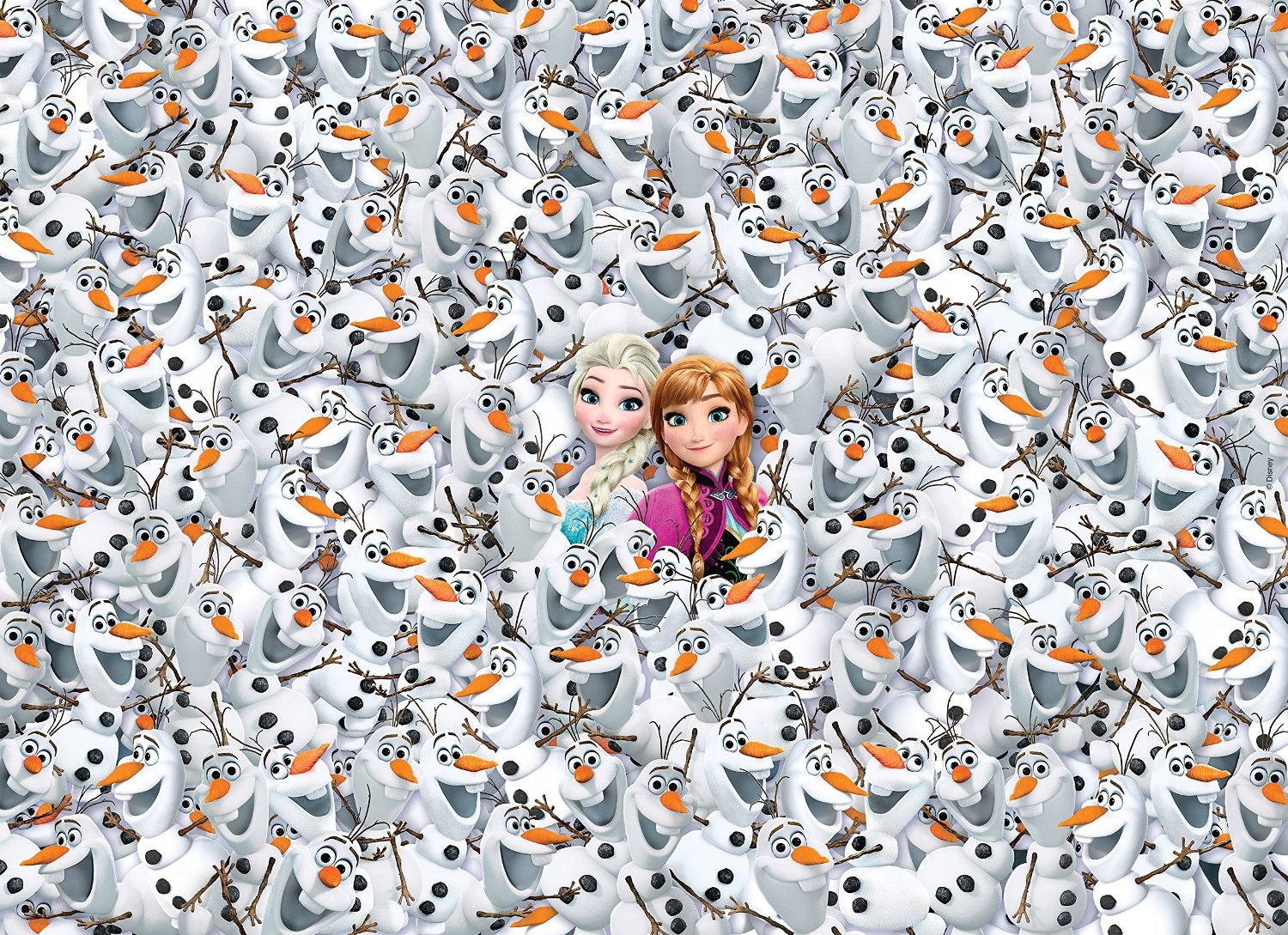 Puzzle Impossible - La Reine des Neiges - Clementoni - 1000 Teil…