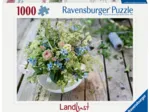 Sommerlicher Wiesenstrauß mit Himmelblauem Südstern