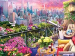 New-Yorker Dachgarten