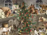 Mini-Puzzle - Festliche Weihnachten - Die Scheune