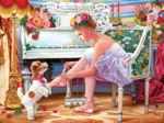 Ballerina And Her Puppy