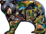 Tierwelt des Waldes - Formpuzzle