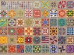 50 Staaten Quilt Blöcke - Random Cut