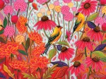 XXL Teile - Springtime Goldfinches