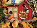 XXL Teile - Fall Birdhouse