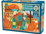 Kürbis-Patch-Katzen
