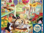 XXL Teile - Blumenschuppen Katzen - Random Cut