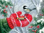 Winterliche Begegnung
