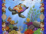 Psychedelische Schildkröte