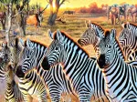XXL Teile - Zebras und Freunde