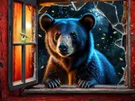 Bär und Glühwürmchen