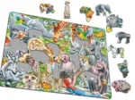 Rahmenpuzzle - Selfie - Happy African Animals