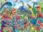 Rahmenpuzzle - Selfie - Cheerful Dinosaurs