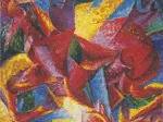 Umberto Boccioni: Forme plastiche di un Cavallo, 1914