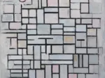 Piet Mondrian: Composition No.IV, 1914