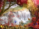 Deep Forest Waterfall