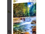 Schöner Wasserfall im Wald