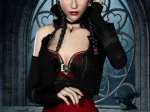 Gothic: Frau mit Rabe