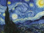 2 Puzzles - Die Kunst van Goghs: Sternennacht, 1889 - Häuser in Auvers, 1890