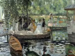 2 Puzzles - Auguste Renoirs Kunst: Frühstück der Ruderer - La Grenouillère
