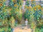 Claude Monet, Der Monet Garten in Vétheuil, 1881