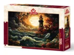 Lighthouse in a Storm