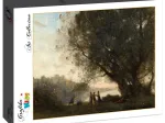 Jean-Baptiste-Camille Corot: Dance under the Trees at the Edge of the Lake, 1865-1870