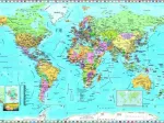Weltkarte (auf Englisch)