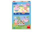 2 Puzzles - Peppa Wutz: Im Urlaub